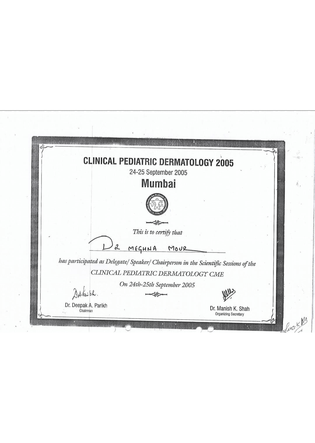 Certification