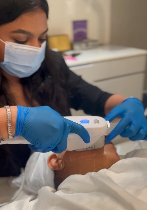 Ultherapy Prime Treatment Areas - Jawline, Neck, Brows