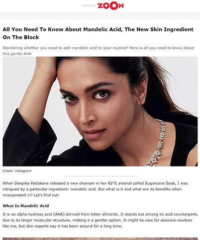 All You Need To Know About Mandelic Acid The New Skin Ingredient On The Block 15 Dec 2023