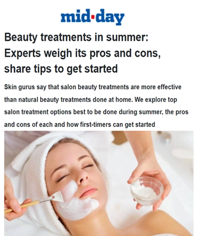 Beauty Treatments In Summer Experts Weigh Its Pros And Cons Share Tips To Get Started 13 May 2024 1