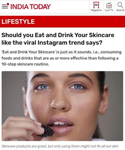 Should You Eat And Drink Your Skincare Like The Viral Instagram Trend Says 2024 05 02 1