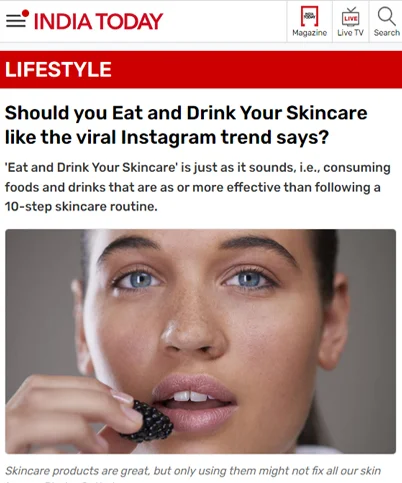 Should You Eat And Drink Your Skincare Like The Viral Instagram Trend Says 2024 05 02